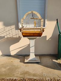 gabbia x uccelli con supporto 