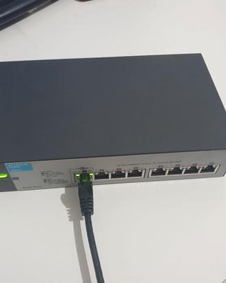 HP ProCurve 1810‑8G(J9802A) 8 p. Gigabit GARANZIA