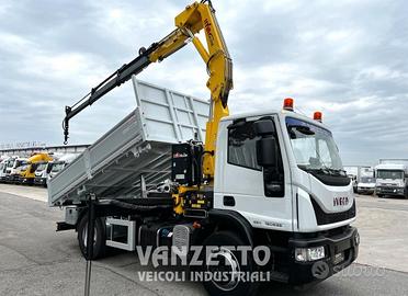 IVECO 180E25 EUROCARGO CON GRU HYVA HB 150X RIBALT
