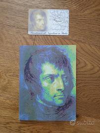 Scheda telefonica + folder Napoleone in Italia