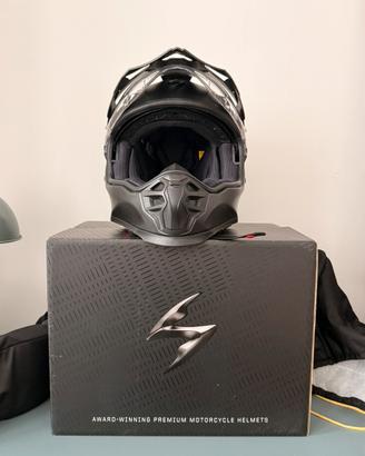 Casco Scorpion ADF Air 9000 Matt Black Taglia M