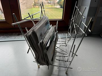 Portariviste  ALESSI in metallo cromato