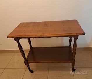 Mobile porta TV con ruote anni 60