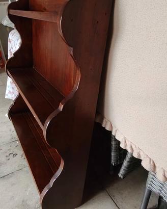Piattaia Antica Marrone in  legno  vintage
