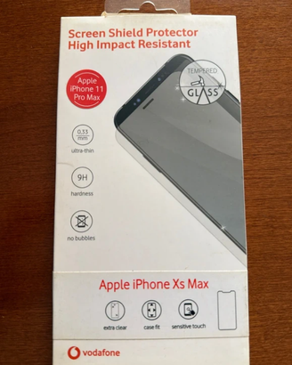 Vetro temperato per Apple iPhone XS Max