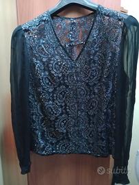 stock camicia maglia bolero pizzo 