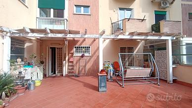 Pergola di legno già smontata
