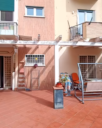 Pergola di legno già smontata