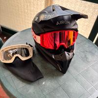 Casco Airoh + 2 Occhiali
