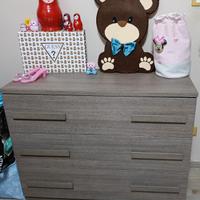 armadio comò e specchio