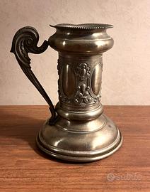 Portacandela in Peltro 95% Lavorato a Mano