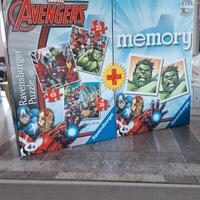 Set Avengers Memory + Puzzle - Ravensburger