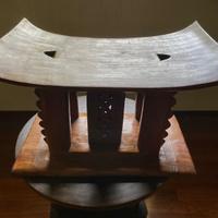 Sgabello tradizionale africano