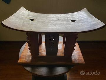 Sgabello tradizionale africano