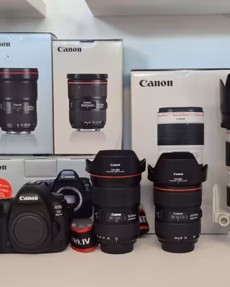CANON CORREDO orpo e 3 obbiettivi
