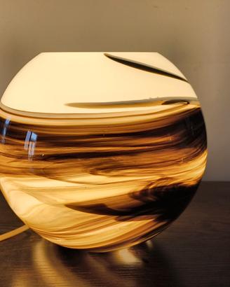 Lampada Murano sfera vetro sfumato

