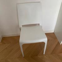 Sedia Volga bianca polipropilene