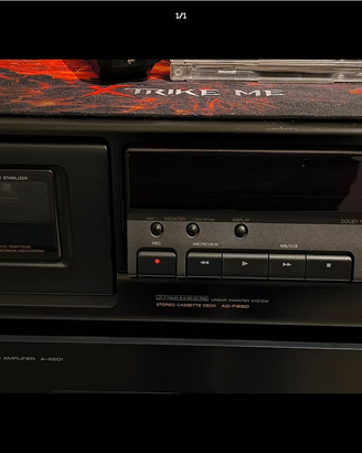 PIASTRA AIWA F850 3 TESTINE PARI AL NUOVO