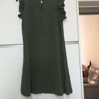 vestito verde bottiglia