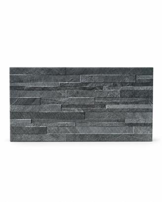 Piastrelle gres effetto muretto grigio/nero