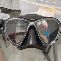 maschera sub cressi nuova