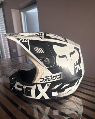 Casco motocross fox