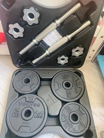 Kit manubri bodybuilding 20kg