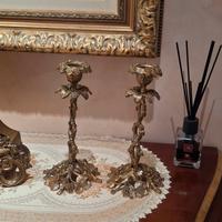 candelabri in bronzo 