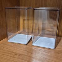 Vetrina espositore trasparente in acrilico impilab