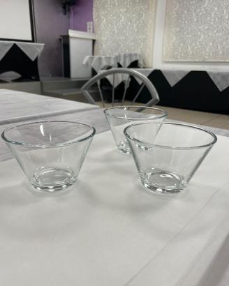 STOCK 100 Ciotole Vetro Aperitivo / Catering