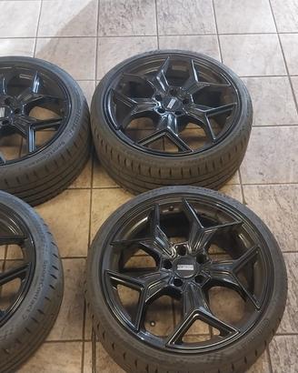 CERCHI IN LEGA  + SET GOMME PARI AL NUOVO