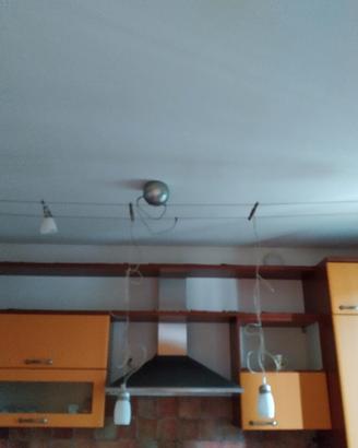 Lampade a sospensione, sistema a fune