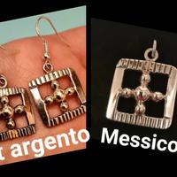 Set Orecchini e ciondolo in argento  Messico