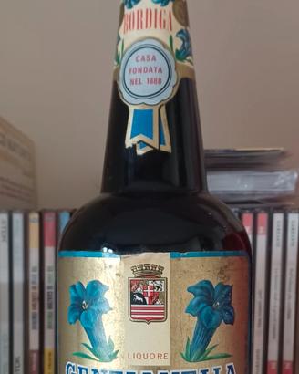 LIQUORE GENZIANELLA BORDIGA CUNEO CC. 750 ANNI 60