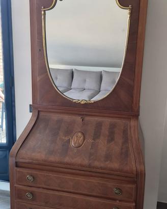 Scrittoio Antico con Specchiera - Vintage
