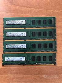 RAM 2GB DDR3 1RX8 PC3 10600U SAMSUNG