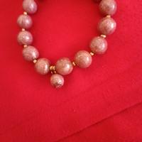 Bracciale rosa dorato Luca Barra 