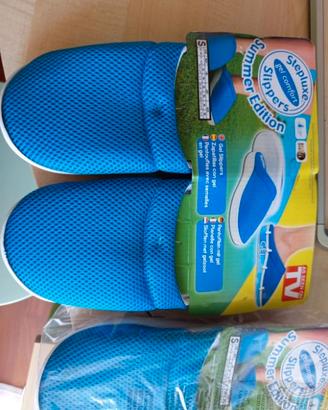 Pantofole Stepluxe nuove, due paia disponibili.