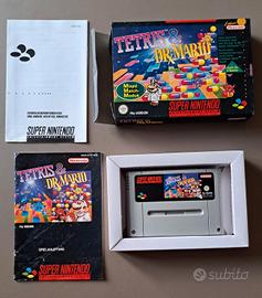 Tetris & Dr. Mario - Super Nintendo snes pal