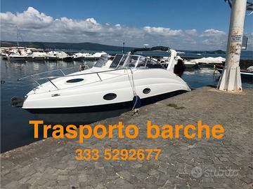 Cabinato fuoribordo e trasporto