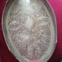 Vassoio argento Sheffield 