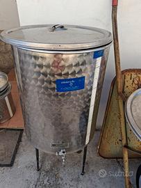 Contenitore acciaio inox 100 lt