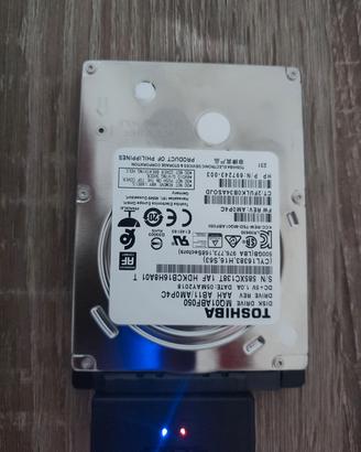 Hard Disk 500GB Toshiba 2.5" - Praticamente NUOVO 