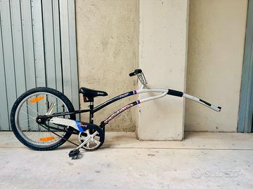 Bici trailer traino rimorchio bimbi