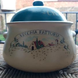 CERAMICA ZUPPIERA PORTA CIPOLLE (COME NUOVA). H.17