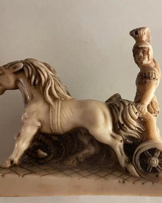 L. TONI,Scultura:Carro Romano e Soldato/Cavalli 65