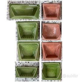 Portasapone ceramica da incasso retró