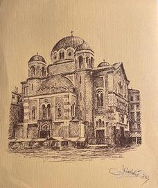 Litografia di Emanuele Scalchi