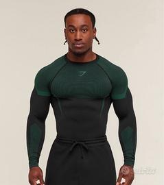 Gymshark Onyx 5.0 Seamless Long Sleeve T-Shirt M