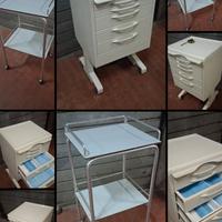 carrello cassettiera medico dentistico 